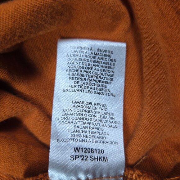 Wolverine Men's Rust Orange Pocket T-Shirt Large Outdoor‎ Workwear Streetwear - Picture 5 of 7